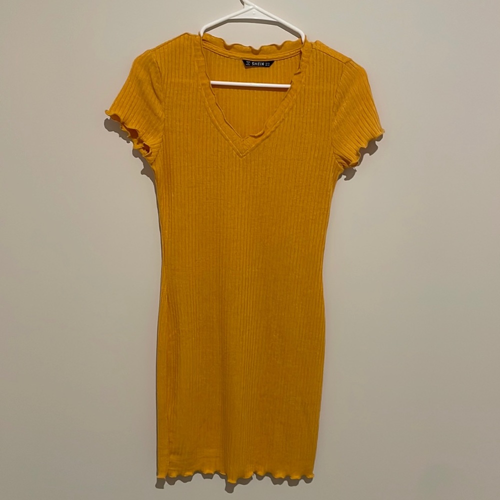 Yellow SHEIN dress